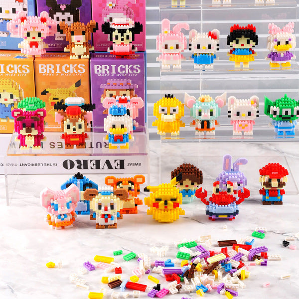 Mini Bricks Cartoon Model
