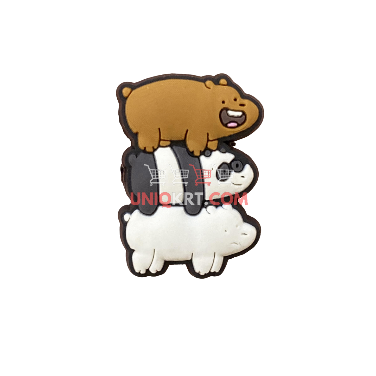 We Bare Bears Shoe Charms