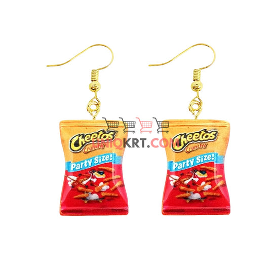 Handmade Resin Cheetos Earring