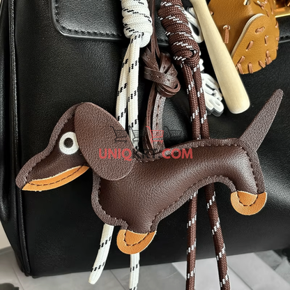 PU Leather Doggo Keychain