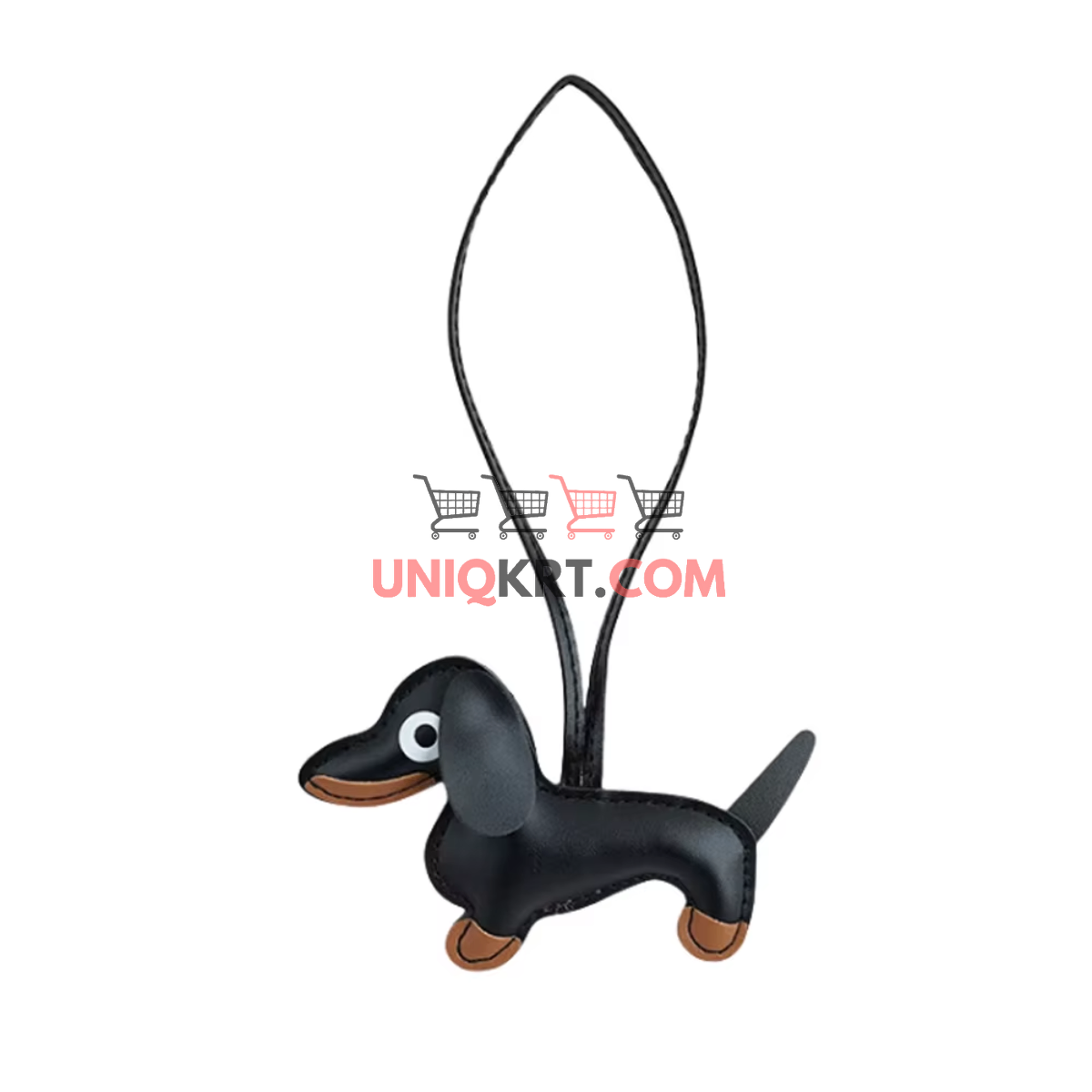 PU Leather Doggo Keychain